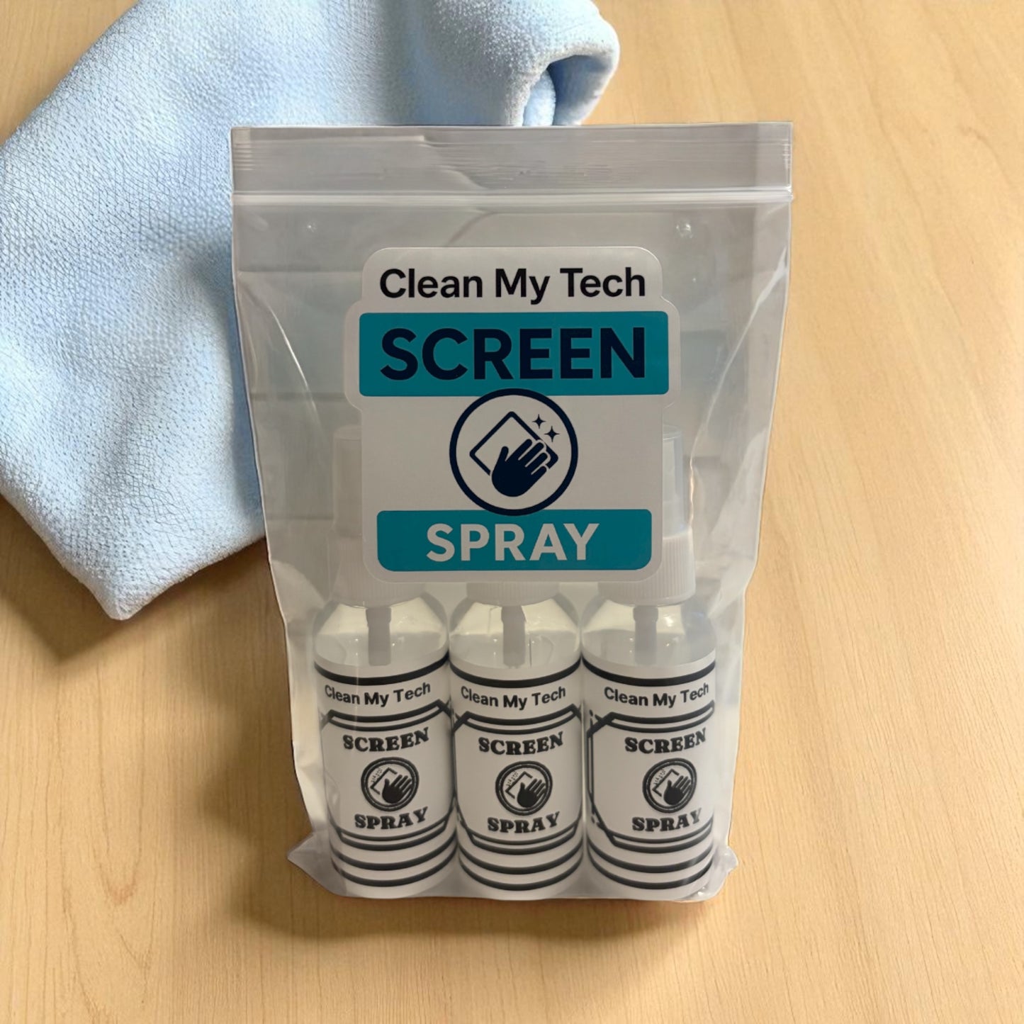 Clean My Tech Alcohol Free Screen Cleaning Spray - Streak Free Shine