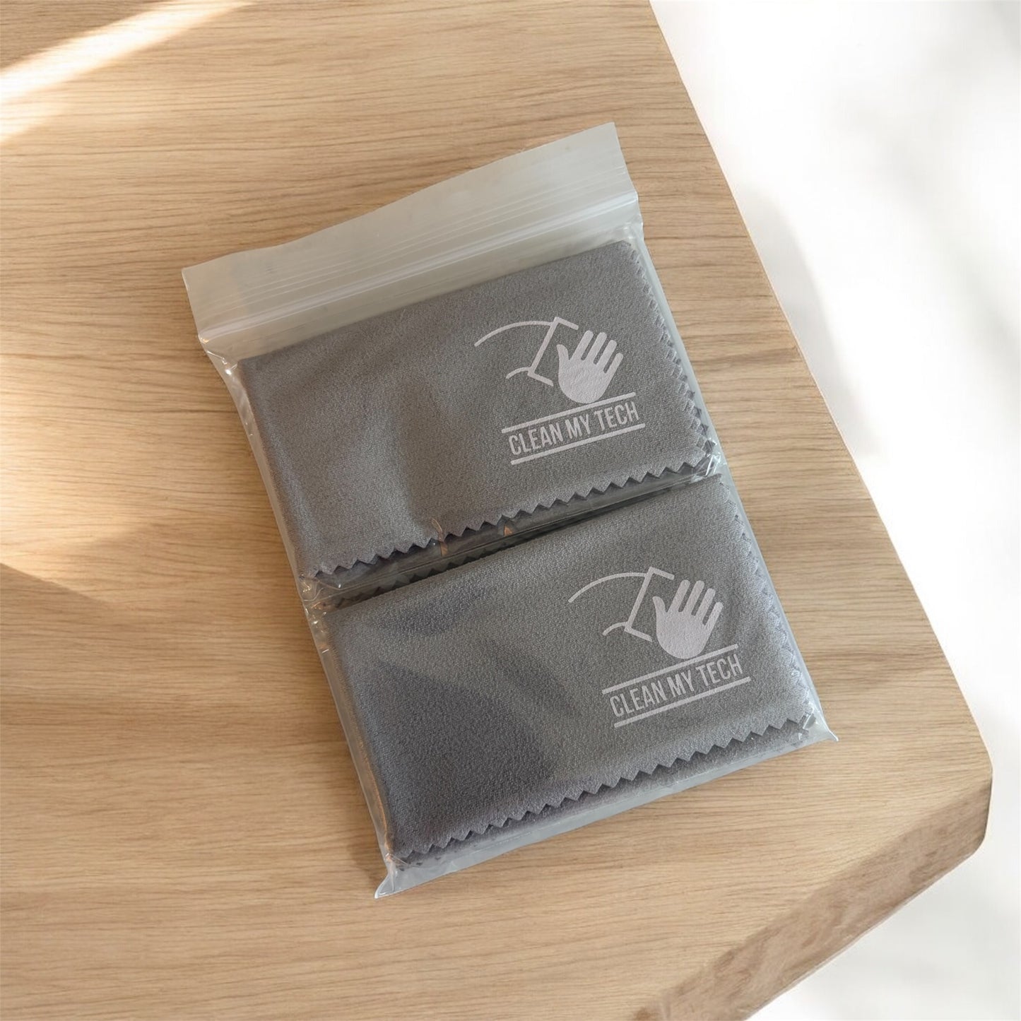 Clean My Tech Microfiber Cloths for Screens, Glasses, and More - 6 Count for Crystal Clear Cleaning