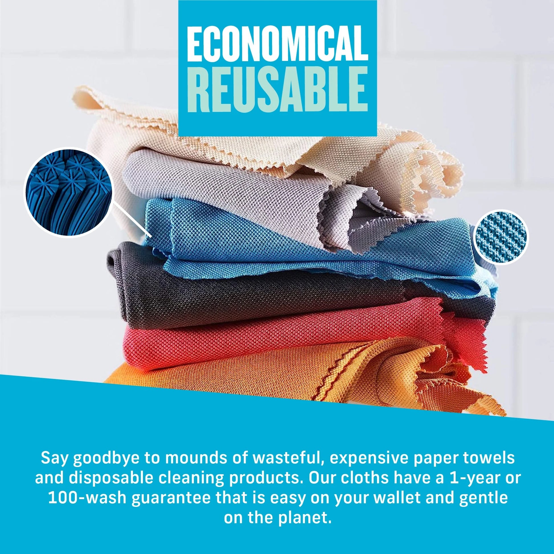 E-Cloth Glass & Polishing Cloth Assorted Multipack