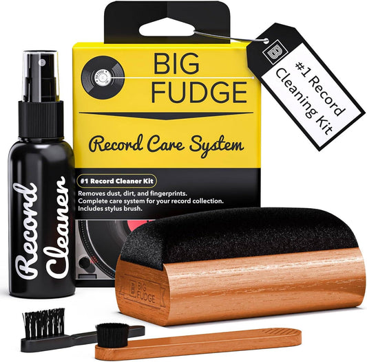 Big Fudge Premium 4-in-1 Vinyl Record Cleaning Kit