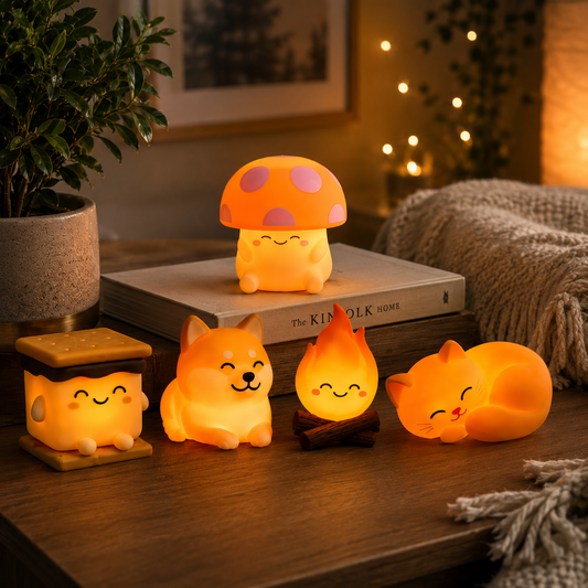 Mushi Friends Squishy Ambient Night Light
