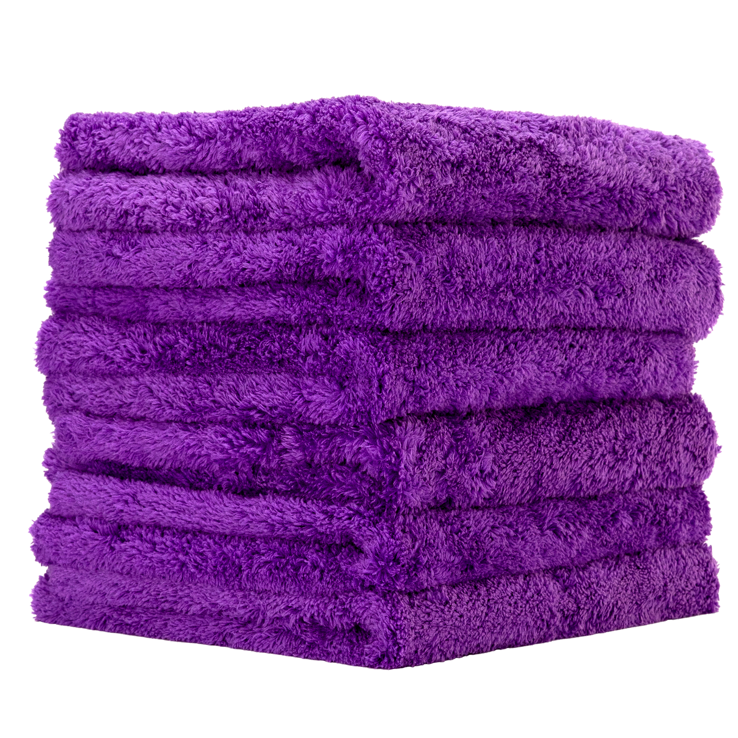 PurplePRO 500 GSM Edgeless Tagless Microfiber Towels - 6Pk