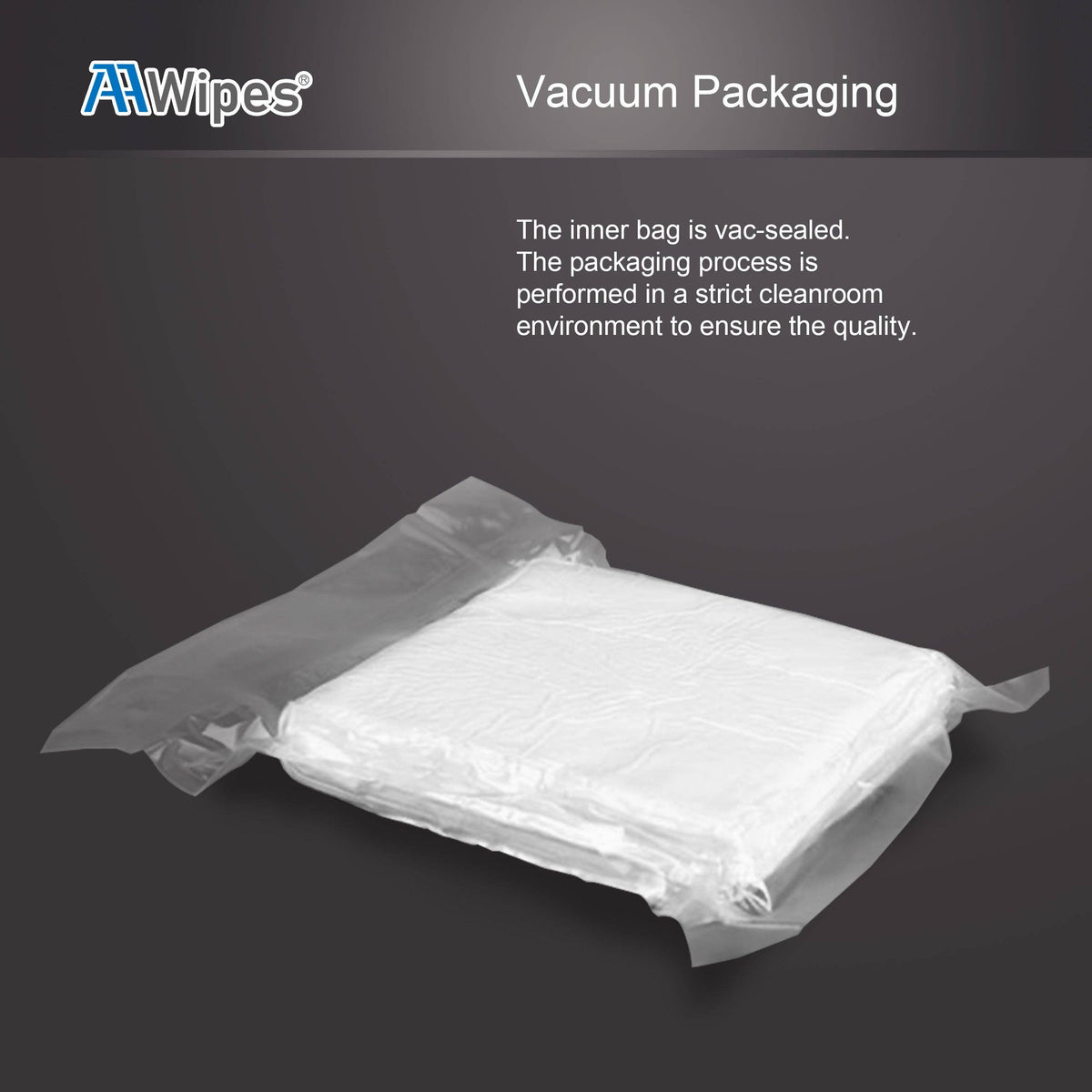 Vacuum sealed wipers
