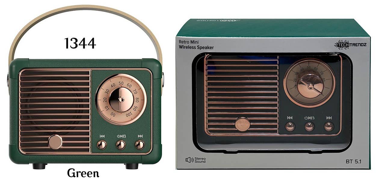 Retro Wireless Bluetooth Speaker Vintage Radio