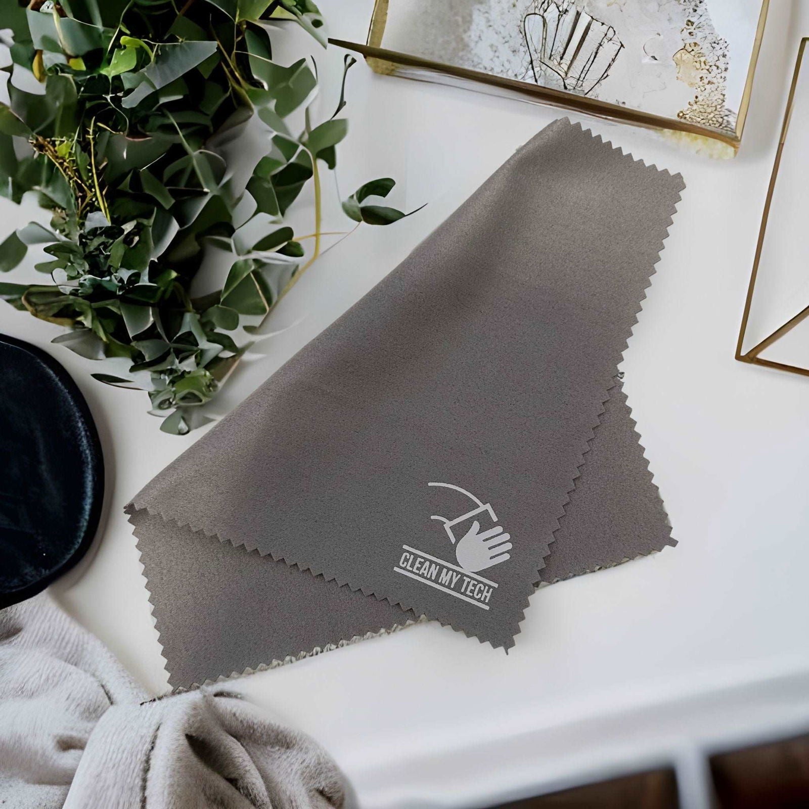 Clean My Tech Microfiber Cloths for Screens, Glasses, and More - 6 Count for Crystal Clear Cleaning - Clean My Tech