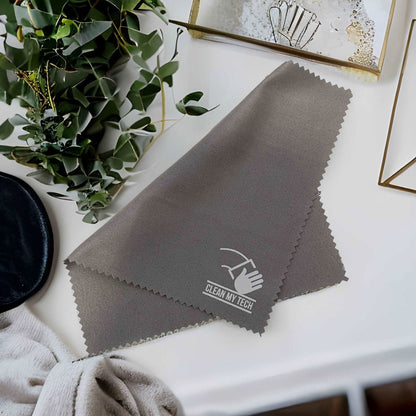 Clean My Tech Microfiber Cloths for Screens, Glasses, and More - 6 Count for Crystal Clear Cleaning - Clean My Tech