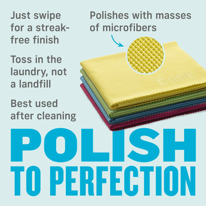 E-Cloth Glass & Polishing Cloth Assorted Multipack