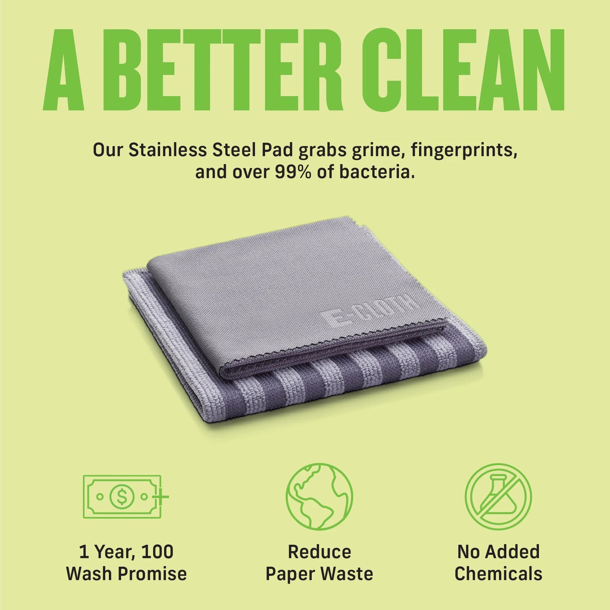 E-Cloth Stainless Steel Cleaning Kit