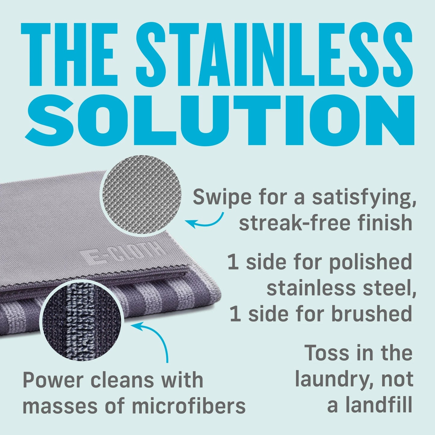 E-Cloth Stainless Steel Cleaning Kit