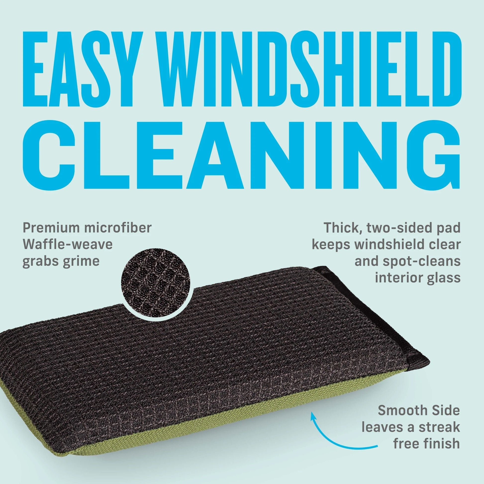 E-Cloth Windshield Haze Eraser Washable Up to 300 Times - Clean My Tech