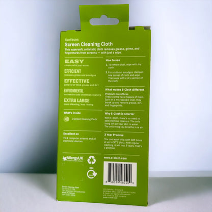 E-Cloth Screen Cleaning Cloth Washable Up to 300 Times - Clean My Tech