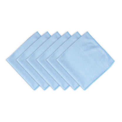Monarch Blue Shiny Glass Microfiber Cloths