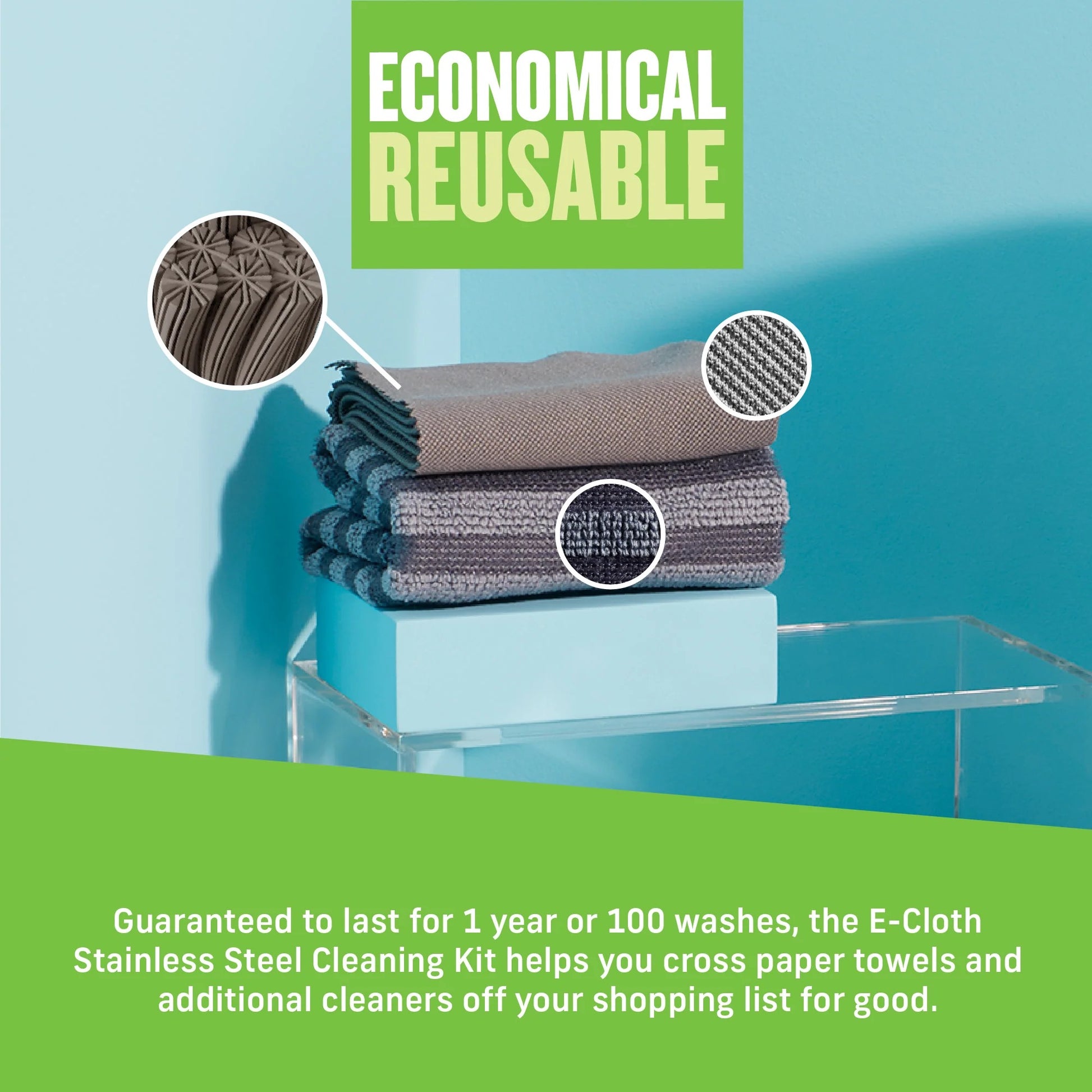 E-Cloth Stainless Steel Cleaning Kit