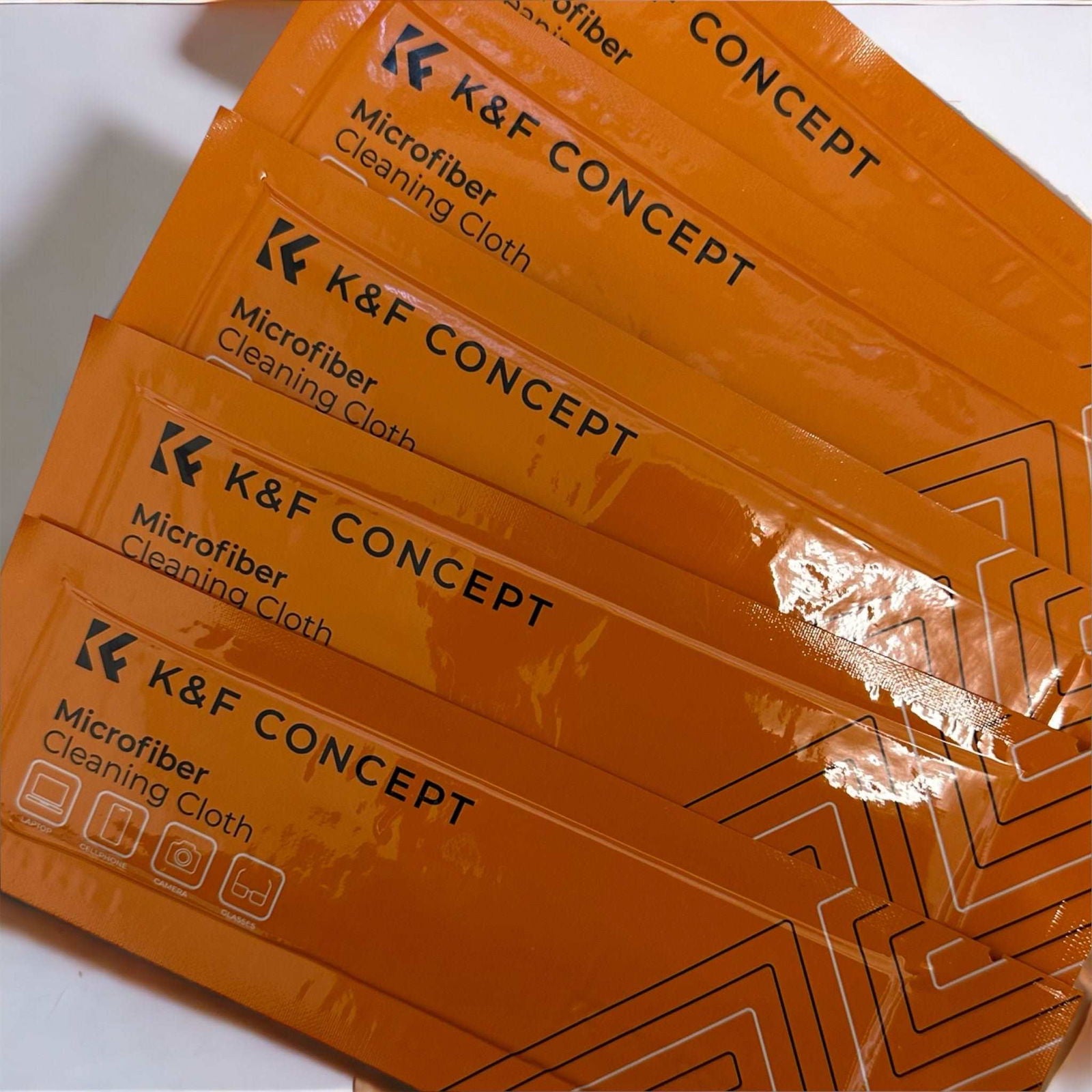 K&F Concept Microfiber Cloths 5 Count Package - Clean My Tech