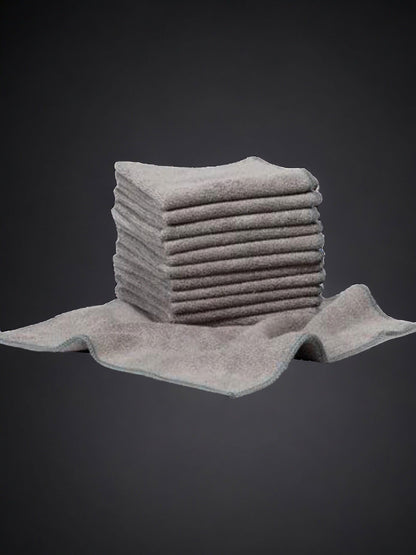 SilverSure Antimicrobial Microfiber Cloths - 12 Count Pack - Clean My Tech