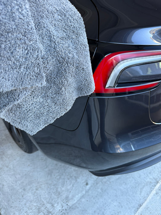 Ultra Soft Edgeless Microfiber Car Towels - 2 Count Set - Clean My Tech