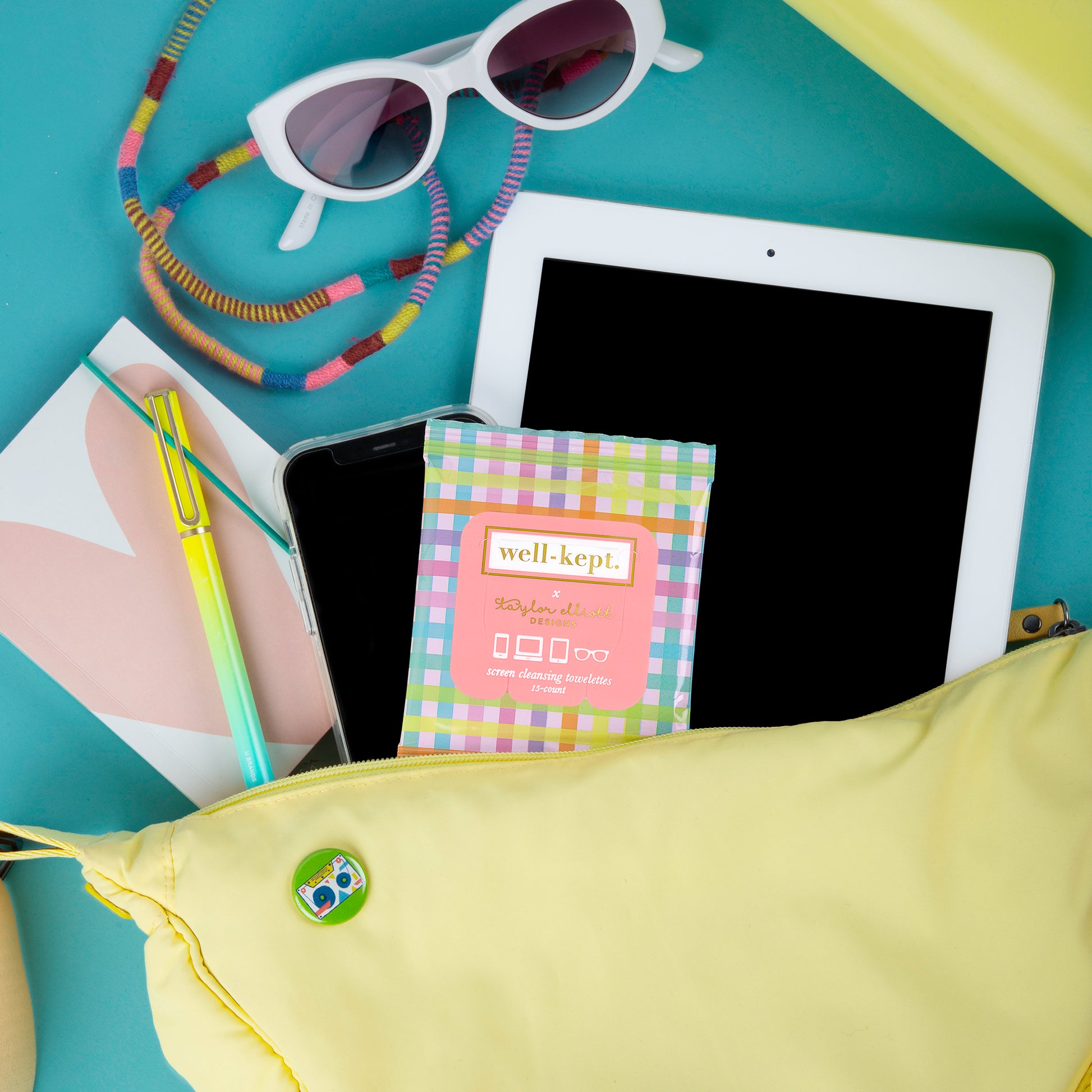 Well-Kept Screen Wipes 15 Count for Germ-Free Devices - Clean My Tech