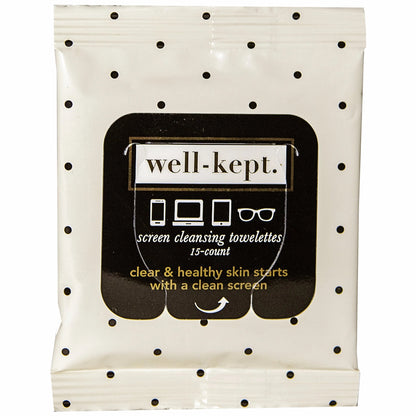 Well-Kept Screen Wipes 15 Count for Germ-Free Devices - Clean My Tech
