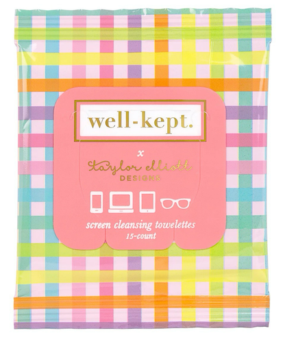 Well-Kept Screen Wipes 15 Count for Germ-Free Devices - Clean My Tech
