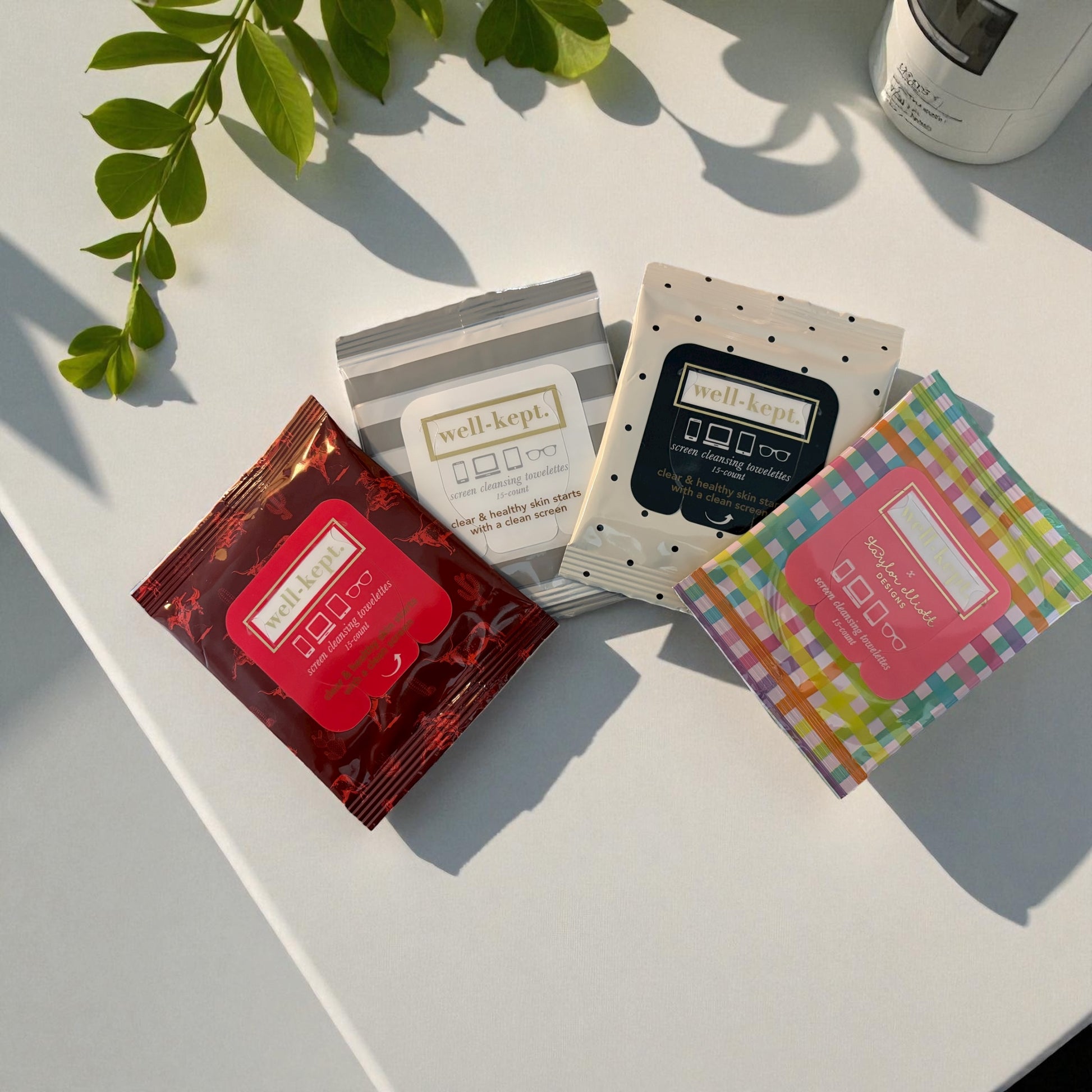 Well-Kept Screen Wipes 15 Count for Germ-Free Devices - Clean My Tech