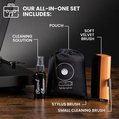 Big Fudge Premium 4-in-1 Vinyl Record Cleaning Kit