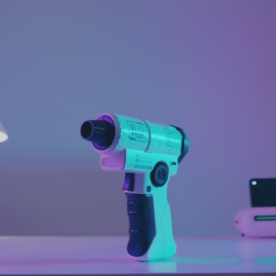 Rechargeable turbo air duster being used for multiple tasks