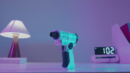 Rechargeable turbo air duster being used for multiple tasks