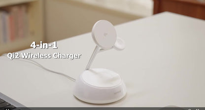 Lamicall Qi2 Vertical 3-in-1 Wireless Charger video