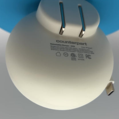 counterpart 35w usb-c retractable charger rotating 