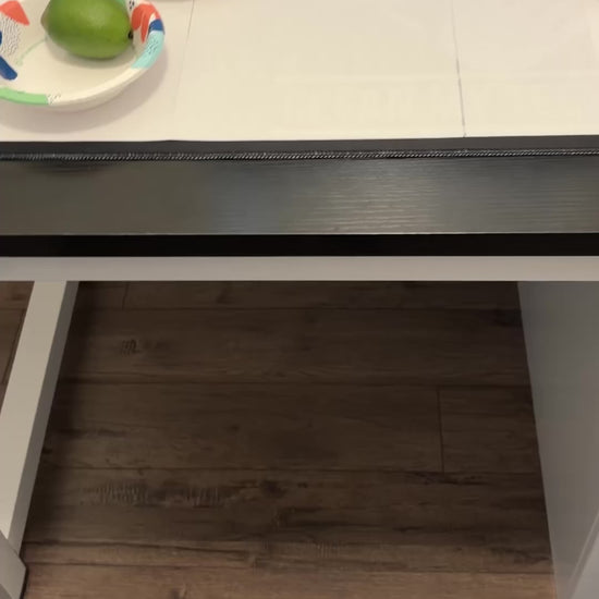 air duster clears off desk clutter